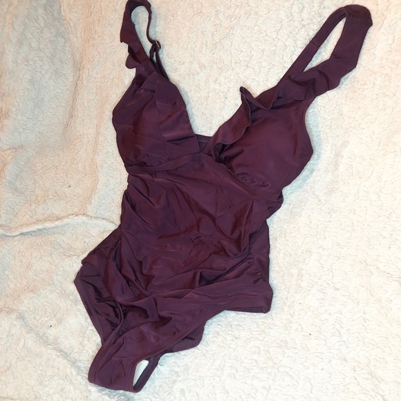 COPY - EUC Kona Sol ruffled eggplant colored one … - Picture 4 of 7